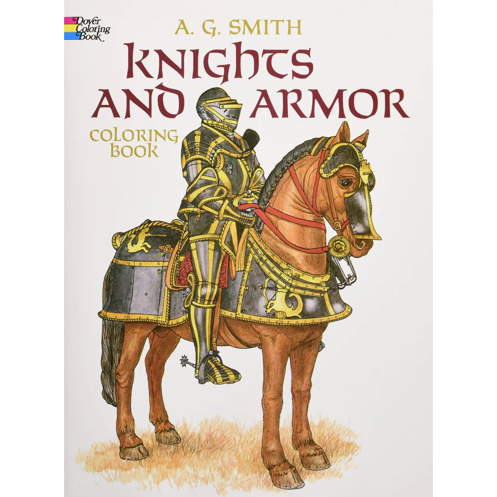 Knights and Armor Coloring Book