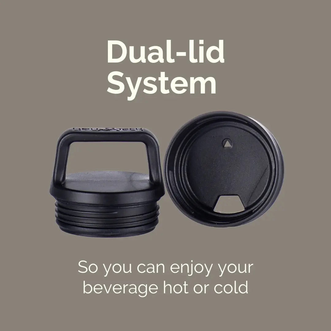 Double-Walled BruTrekker™ Bottle - 32floz - ObsidianBlack