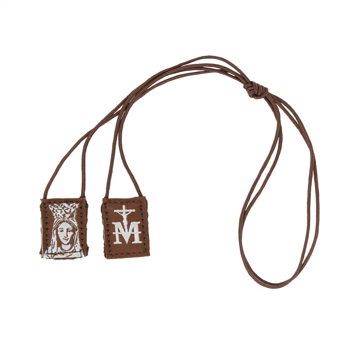 Brown Scapular MINI, 16 in.