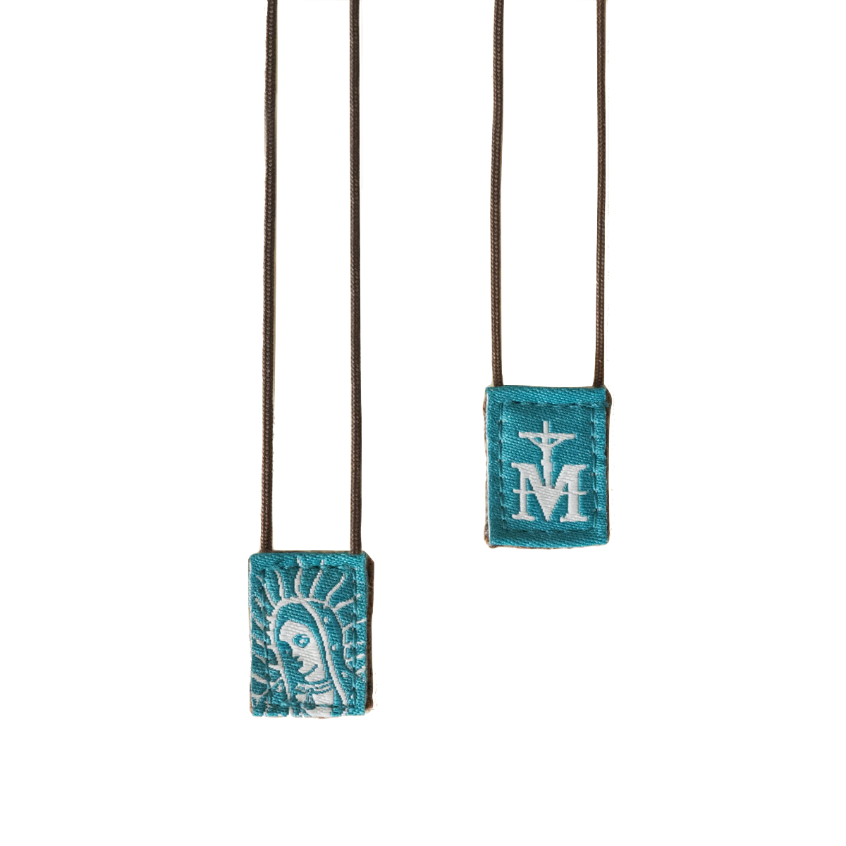 Brown Guadalupe Scapular Mini