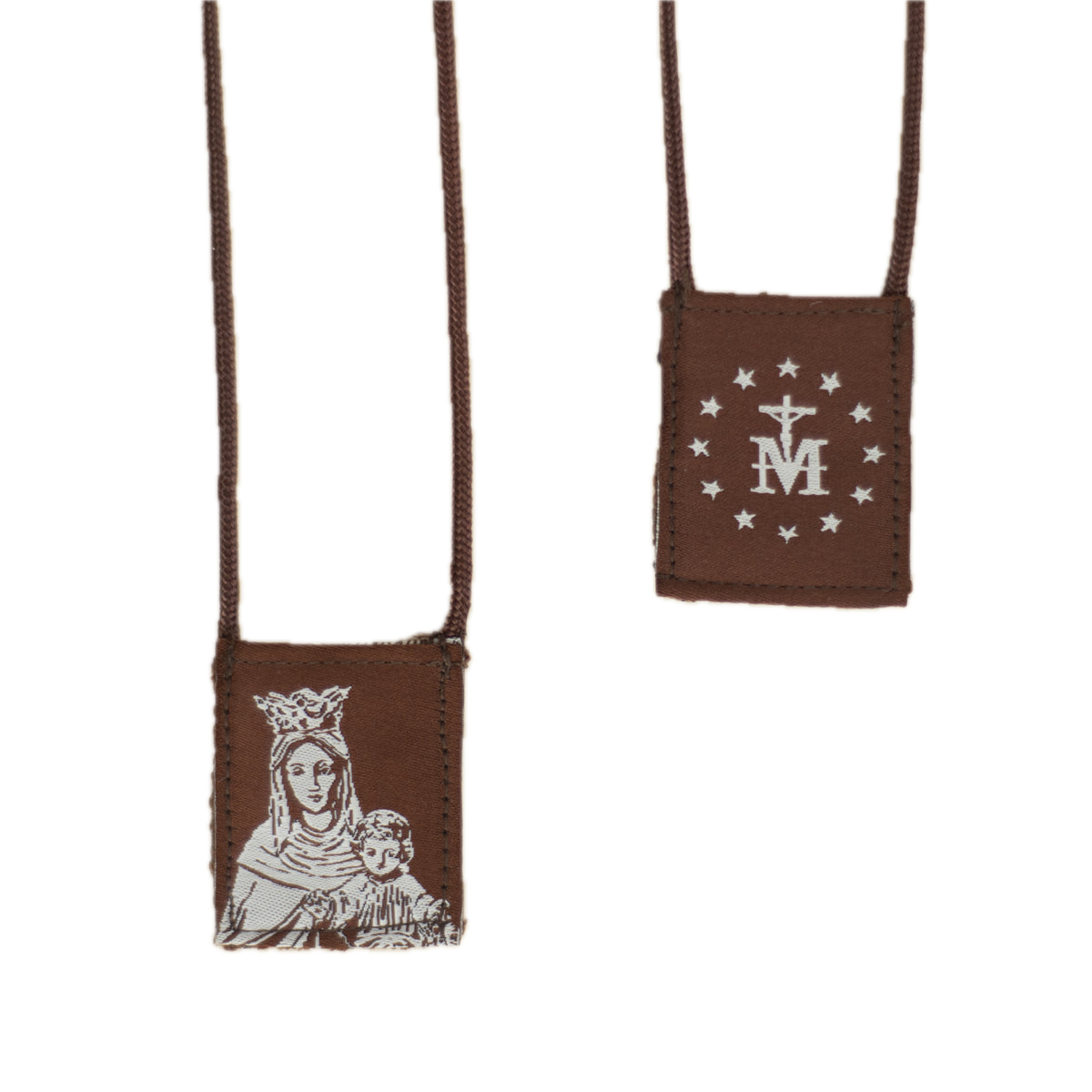 Brown Scapular, 14 in.