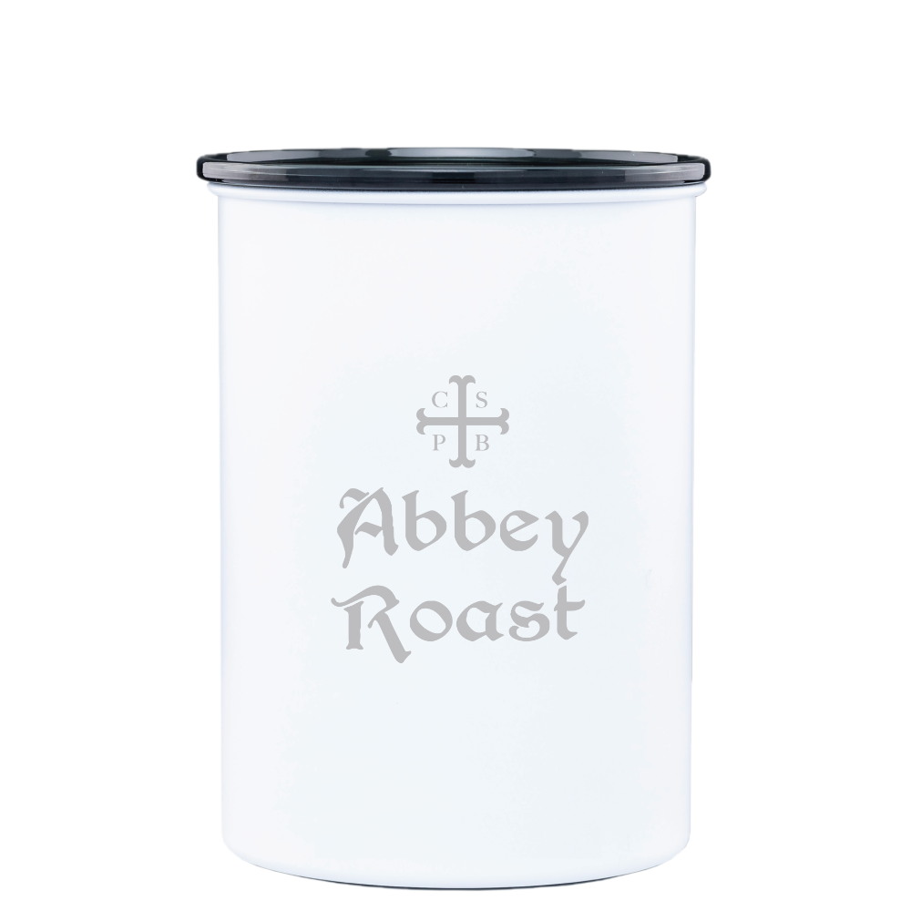 Air Tight Coffee Container, 64 Floz-Matte White (AIRSCAPE®)